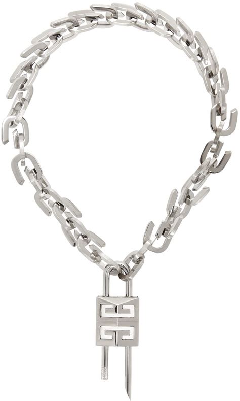 Givenchy padlock necklace